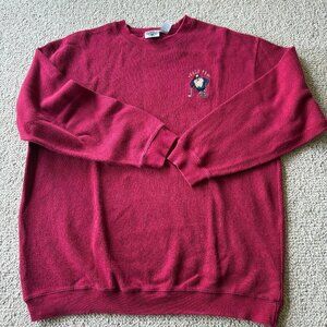 Vintage Taz Golf Pro Sweater | XL | Red | Looney Tunes | Acme Clothing Co.
